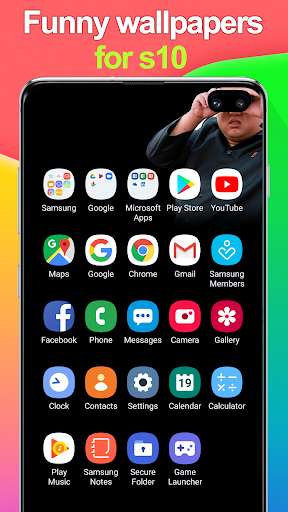 Run android online APK Funny Wallpapers For S10 Notch from MyAndroid or emulate Funny Wallpapers For S10 Notch using MyAndroid