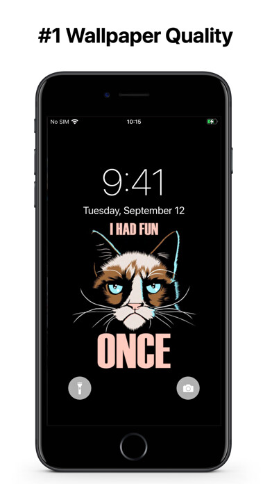 Emulate iPhone app Funny Wallpapers Notch Remover using MyAndroid Emulate iPhone app Funny Wallpapers Notch Remover using MyAndroid
