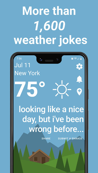 Run android online APK Funny Weather: Rude  Mean from MyAndroid or emulate Funny Weather: Rude  Mean using MyAndroid