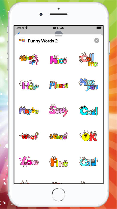 Emulate iPhone app Funny Words 2 using MyAndroid Emulate iPhone app Funny Words 2 using MyAndroid