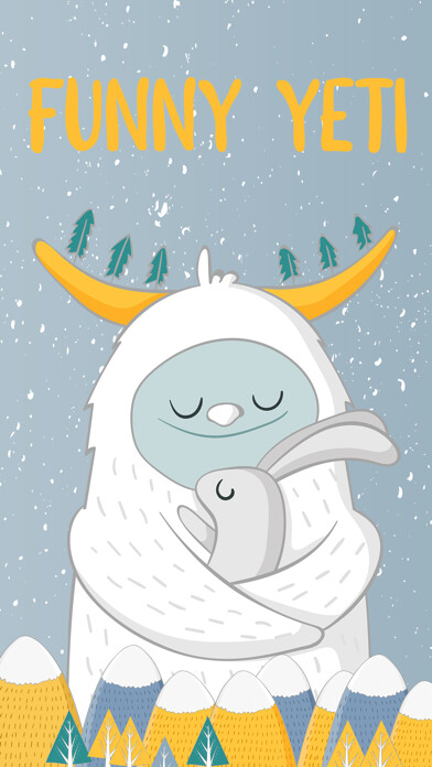 Emulate iPhone app Funny Yeti - Winter Snowman using MyAndroid
