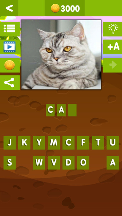 Emulate iPhone app fun one pics quiz guess what the word trivia using MyAndroid Emulate iPhone app fun one pics quiz guess what the word trivia using MyAndroid