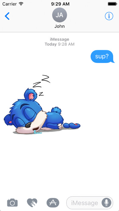 Emulate iPhone app Fun Run Stickers using MyAndroid
