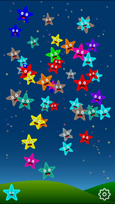 Emulate iPhone app Fun Shooting Stars using MyAndroid