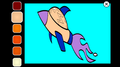 Emulate iPhone app Fun Space Robot Coloring using MyAndroid