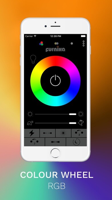 Emulate iPhone app Furnika Bluetooth LED Controller using MyAndroid