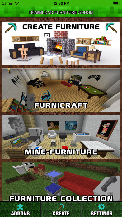 Emulate iPhone app Furniture Addons for Minecraft using MyAndroid Emulate iPhone app Furniture Addons for Minecraft using MyAndroid