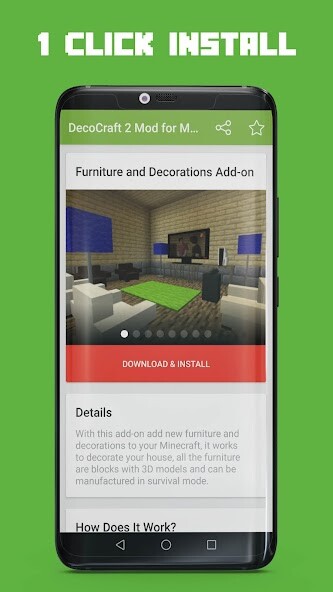 Run android online APK Furniture  Decorations Mod from MyAndroid or emulate Furniture  Decorations Mod using MyAndroid
