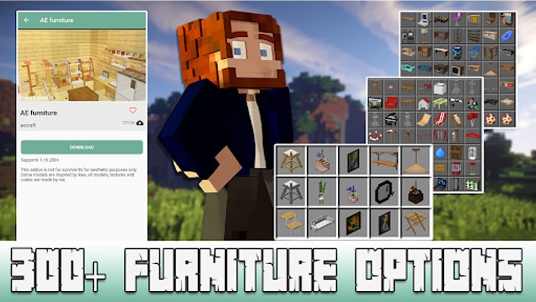 Run android online APK Furniture decor for Minecraft from MyAndroid or emulate Furniture decor for Minecraft using MyAndroid Run android online APK Furniture decor for Minecraft from MyAndroid or emulate Furniture decor for Minecraft using MyAndroid