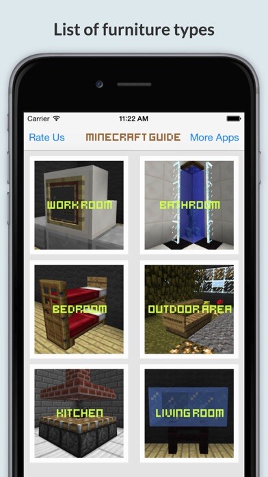 Emulate iPhone app Furniture Guide for Minecraft using MyAndroid Emulate iPhone app Furniture Guide for Minecraft using MyAndroid