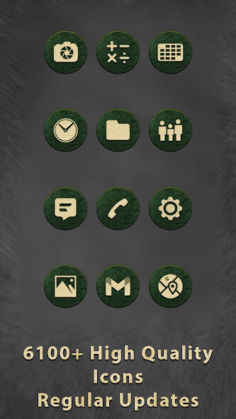 Run android online APK Furry Velvet Green Icons from MyAndroid or emulate Furry Velvet Green Icons using MyAndroid