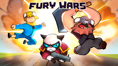 Emulate iPhone app Fury Wars Online - shooter using MyAndroid