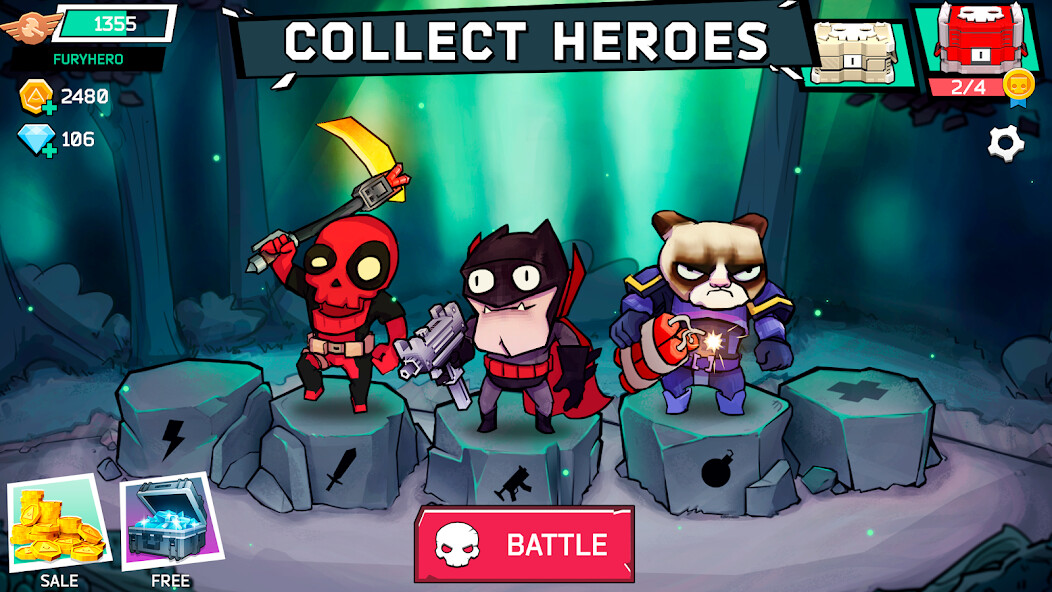 Run android online APK Fury Wars from MyAndroid or emulate Fury Wars using MyAndroid