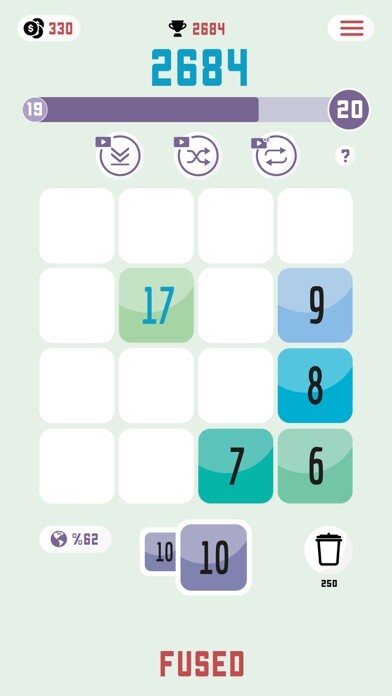 Emulate iPhone app Fused: Number Puzzle using MyAndroid Emulate iPhone app Fused: Number Puzzle using MyAndroid