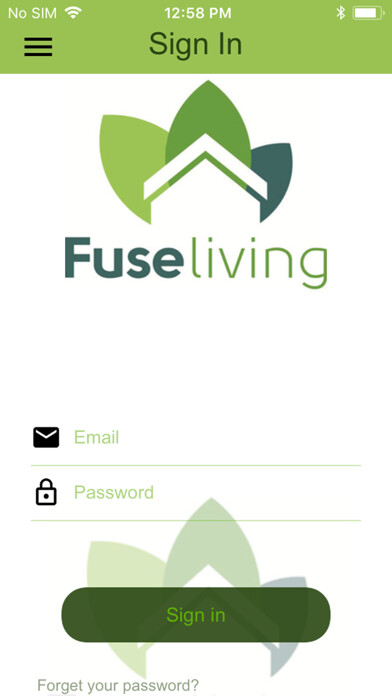 Emulate iPhone app Fuse Living using MyAndroid