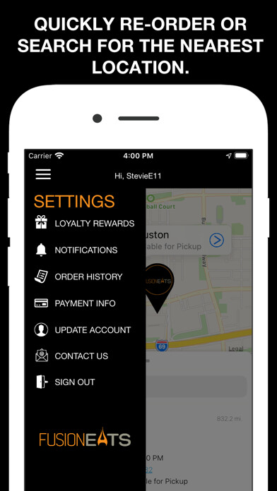 Emulate iPhone app FUSION EATS using MyAndroid Emulate iPhone app FUSION EATS using MyAndroid