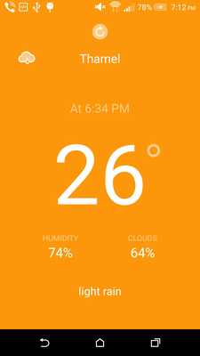 Emulate Android APK Fusion Weather Emulate Android APK Fusion Weather