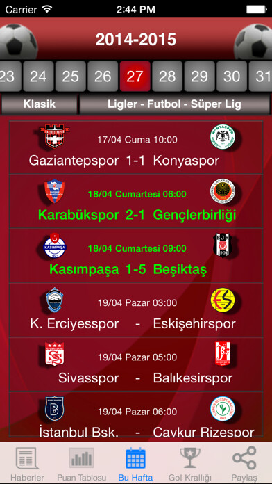 Emulate iPhone app Futbol - Süper Lig Sürümü using MyAndroid Emulate iPhone app Futbol - Süper Lig Sürümü using MyAndroid