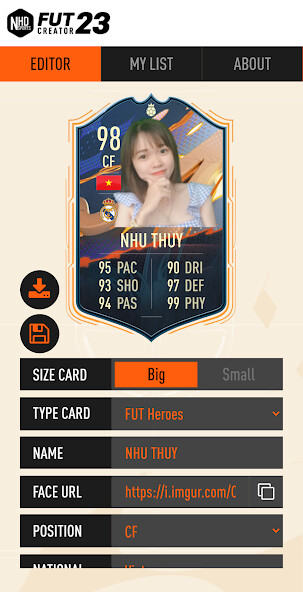 Run android online APK FUT Creator Card 23 from MyAndroid or emulate FUT Creator Card 23 using MyAndroid