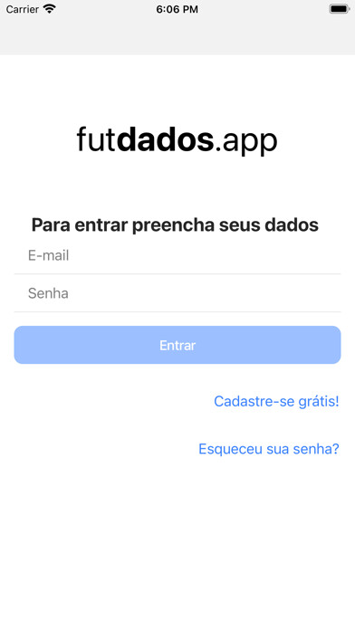 Emulate iPhone app FutDados using MyAndroid Emulate iPhone app FutDados using MyAndroid