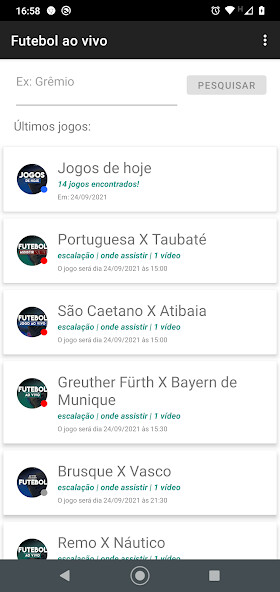 Run android online APK Futebol ao vivo from MyAndroid or emulate Futebol ao vivo using MyAndroid Run android online APK Futebol ao vivo from MyAndroid or emulate Futebol ao vivo using MyAndroid