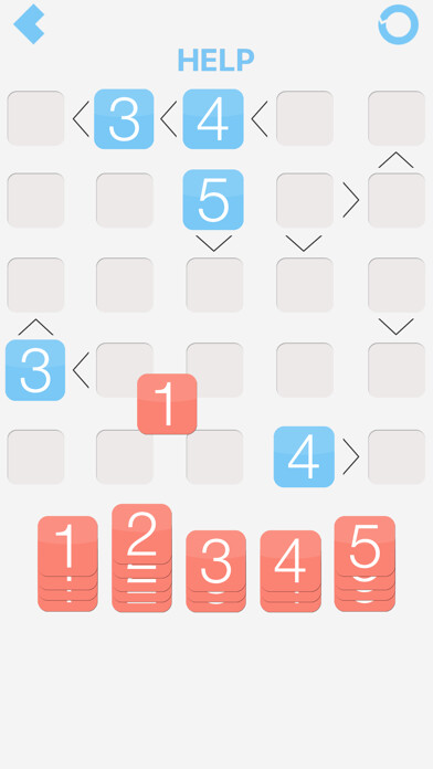 Emulate iPhone app Futoshiki - Brain game using MyAndroid Emulate iPhone app Futoshiki - Brain game using MyAndroid