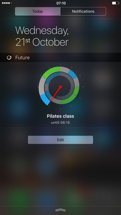 Emulate iPhone app Future - Calendar in a Clock using MyAndroid Emulate iPhone app Future - Calendar in a Clock using MyAndroid