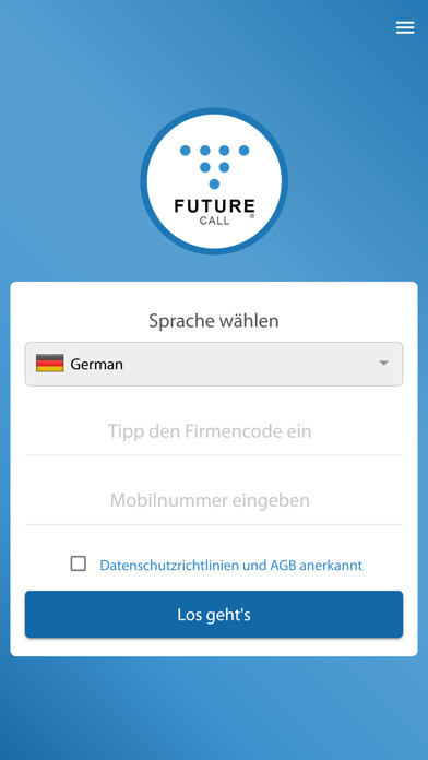 Run android online APK Future Call from MyAndroid or emulate Future Call using MyAndroid