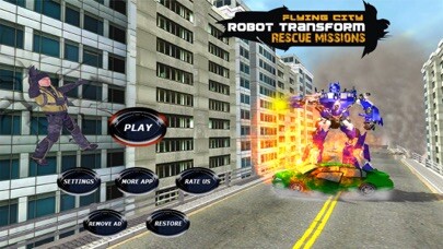 Emulate iPhone app Future Flying City Robot using MyAndroid Emulate iPhone app Future Flying City Robot using MyAndroid