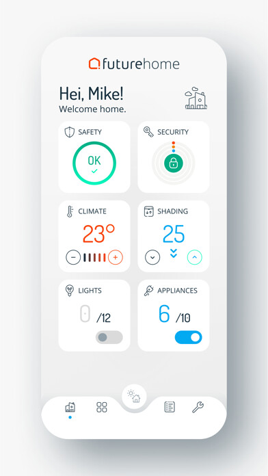 Emulate iPhone app Futurehome using MyAndroid