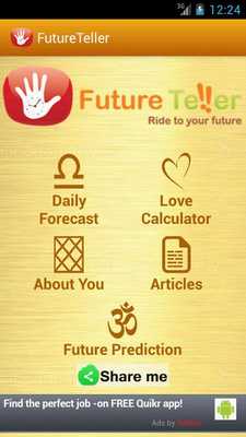 Emulate Android APK Future teller Emulate Android APK Future teller