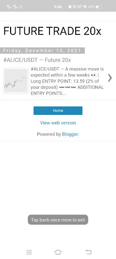 Run android online APK Future Trading Binancee Signal from MyAndroid or emulate Future Trading Binancee Signal using MyAndroid