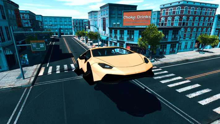 Emulate Android APK Futuristic Flying Car Driving