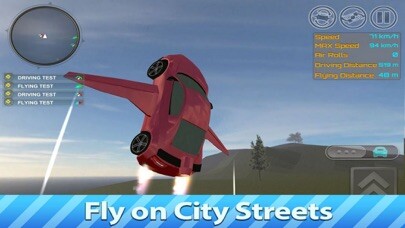 Emulate iPhone app Futuristic Flying City Car using MyAndroid Emulate iPhone app Futuristic Flying City Car using MyAndroid