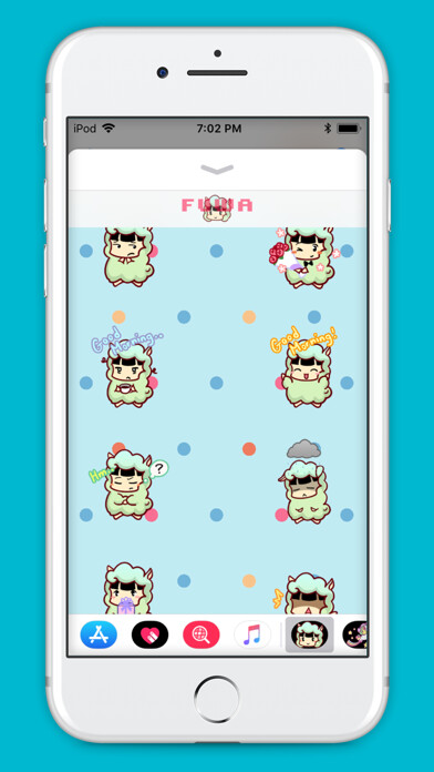 Emulate iPhone app Fuwa Alpaca Stickers using MyAndroid Emulate iPhone app Fuwa Alpaca Stickers using MyAndroid