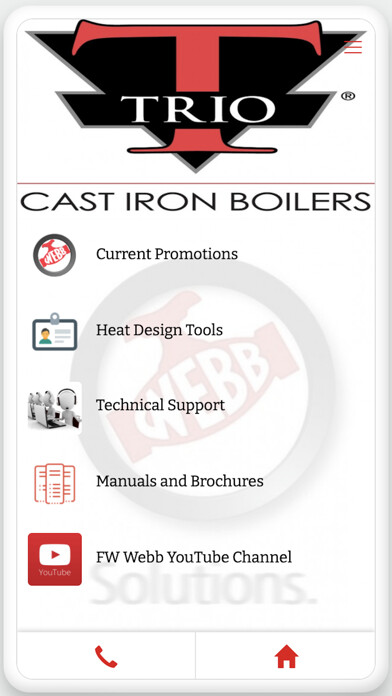 Run android online APK FW Webb Heat Design APP from MyAndroid or emulate FW Webb Heat Design APP using MyAndroid