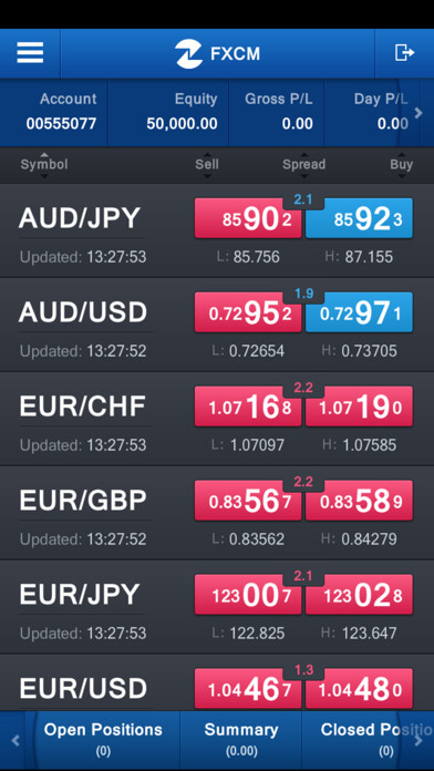 Emulate iPhone app FXCM Trading Station Mobile using MyAndroid Emulate iPhone app FXCM Trading Station Mobile using MyAndroid