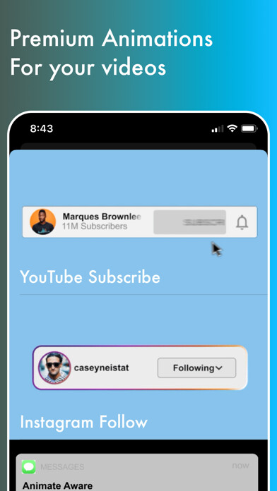 Emulate iPhone app FXimation - Video Stickers using MyAndroid
