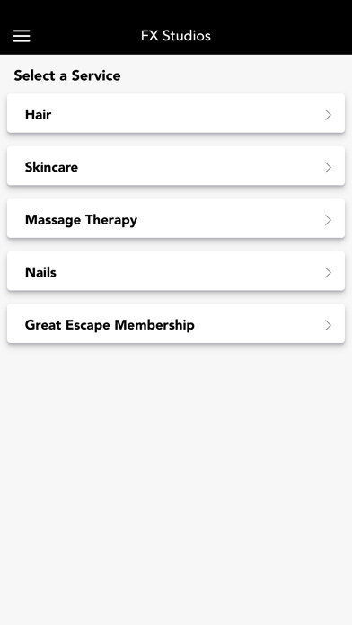 Emulate iPhone app FX Studios Booking using MyAndroid