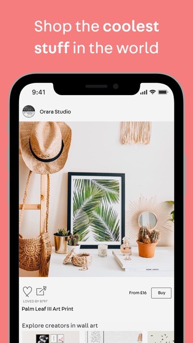 Emulate iPhone app Fy! - Shop Home, Living & Art using MyAndroid