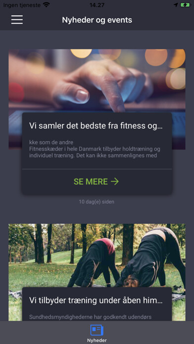 Emulate iPhone app FysioDanmark App using MyAndroid