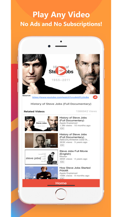 Emulate iPhone app FyTube - YouTube Without Ads using MyAndroid