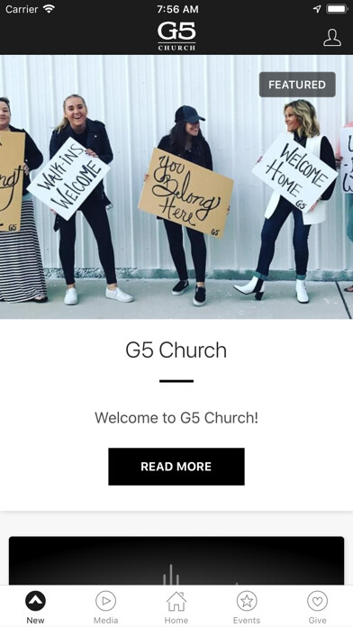 Emulate iPhone app G5 Church using MyAndroid