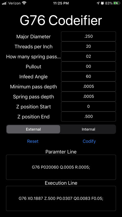 Emulate iPhone app G76 Codeifier using MyAndroid