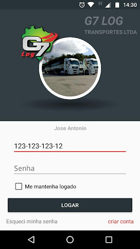 Emulate Android APK G7LOG Fretes