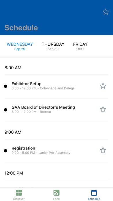 Emulate iPhone app GAA Conference App using MyAndroid