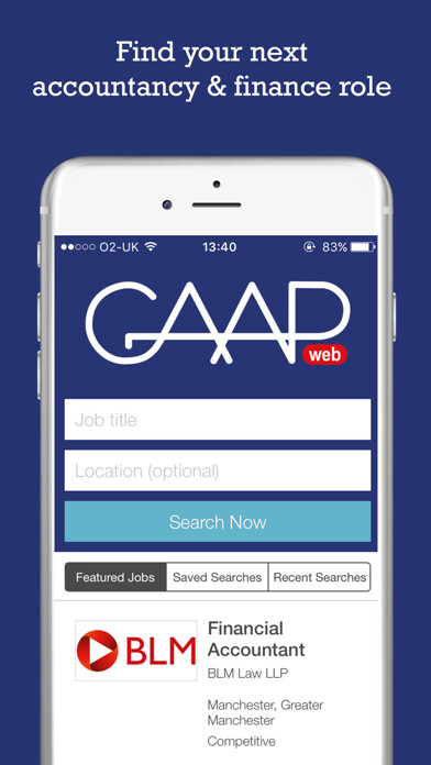 Emulate iPhone app GAAPweb – Finance Job Search using MyAndroid Emulate iPhone app GAAPweb – Finance Job Search using MyAndroid