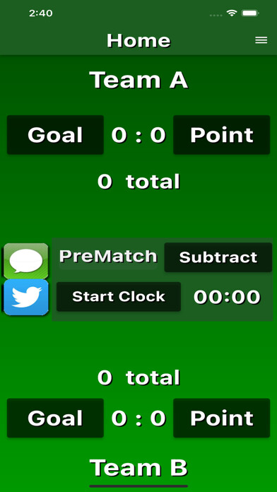 Emulate iPhone app GAA Score using MyAndroid
