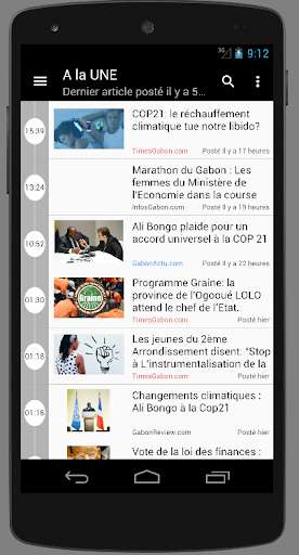 Run android online APK Gabon : Actu Gabon from MyAndroid or emulate Gabon : Actu Gabon using MyAndroid
