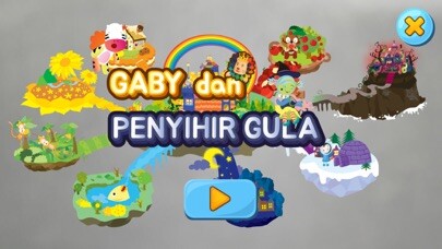 Emulate iPhone app Gaby and Sugar Witch using MyAndroid